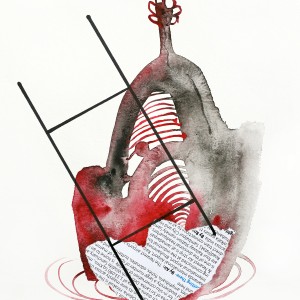 ORIGINAL ARTWORK PAPER COLLAGE