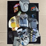 ORIGINAL ARTWORK PAPER COLLAGE