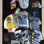 ORIGINAL ARTWORK PAPER COLLAGE