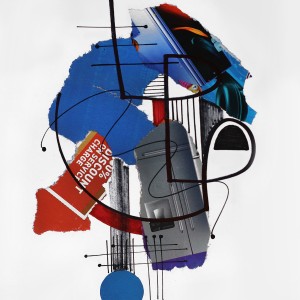 ORIGINAL ARTWORK PAPER COLLAGE