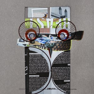 ORIGINAL ARTWORK PAPER COLLAGE