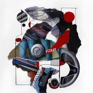 ORIGINAL ARTWORK PAPER COLLAGE