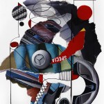 ORIGINAL ARTWORK PAPER COLLAGE
