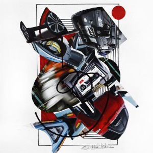 ORIGINAL ARTWORK PAPER COLLAGE