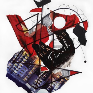 ORIGINAL ARTWORK PAPER COLLAGE