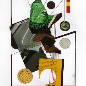 ORIGINAL ARTWORK PAPER COLLAGE