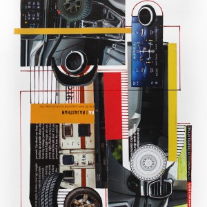 ORIGINAL ARTWORK PAPER COLLAGE