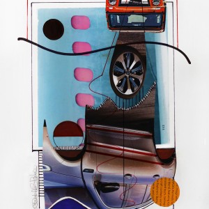 ORIGINAL ARTWORK PAPER COLLAGE