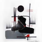ORIGINAL ARTWORK PAPER COLLAGE