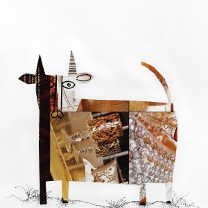 ORIGINAL ARTWORK PAPER COLLAGE