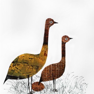 ORIGINAL ARTWORK PAPER COLLAGE