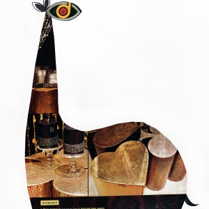 ORIGINAL ARTWORK PAPER COLLAGE