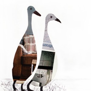 ORIGINAL ARTWORK PAPER COLLAGE
