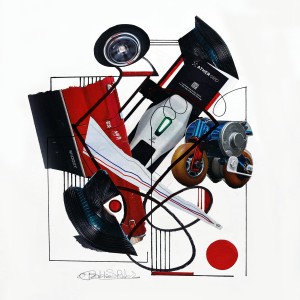 ORIGINAL ARTWORK PAPER COLLAGE