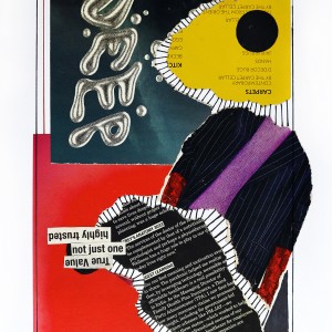 ORIGINAL ARTWORK PAPER COLLAGE