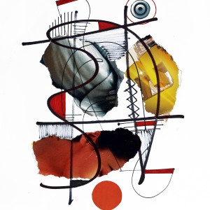 ORIGINAL ARTWORK PAPER COLLAGE