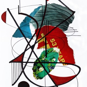 ORIGINAL ARTWORK PAPER COLLAGE
