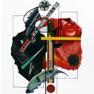 ORIGINAL ARTWORK PAPER COLLAGE