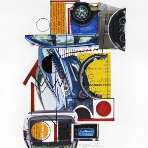 ORIGINAL ARTWORK PAPER COLLAGE