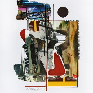 ORIGINAL ARTWORK PAPER COLLAGE