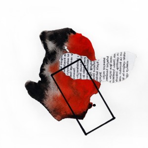ORGINAL ART WORK PAPER COLLAGE