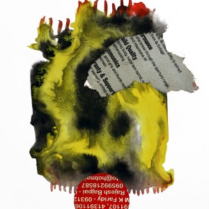 ORIGINAL ARTWORK PAPER COLLAGE