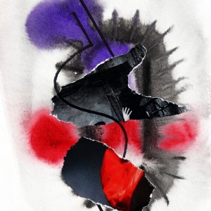 ORIGINAL ARTWORK PAPER COLLAGE