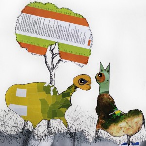 ORIGINAL ARTWORK PAPER COLLAGE