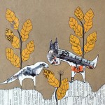 ORIGINAL ARTWORK PAPER COLLAGE
