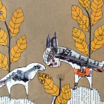 ORIGINAL ARTWORK PAPER COLLAGE