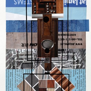 ORIGINAL ARTWORK PAPER COLLAGE